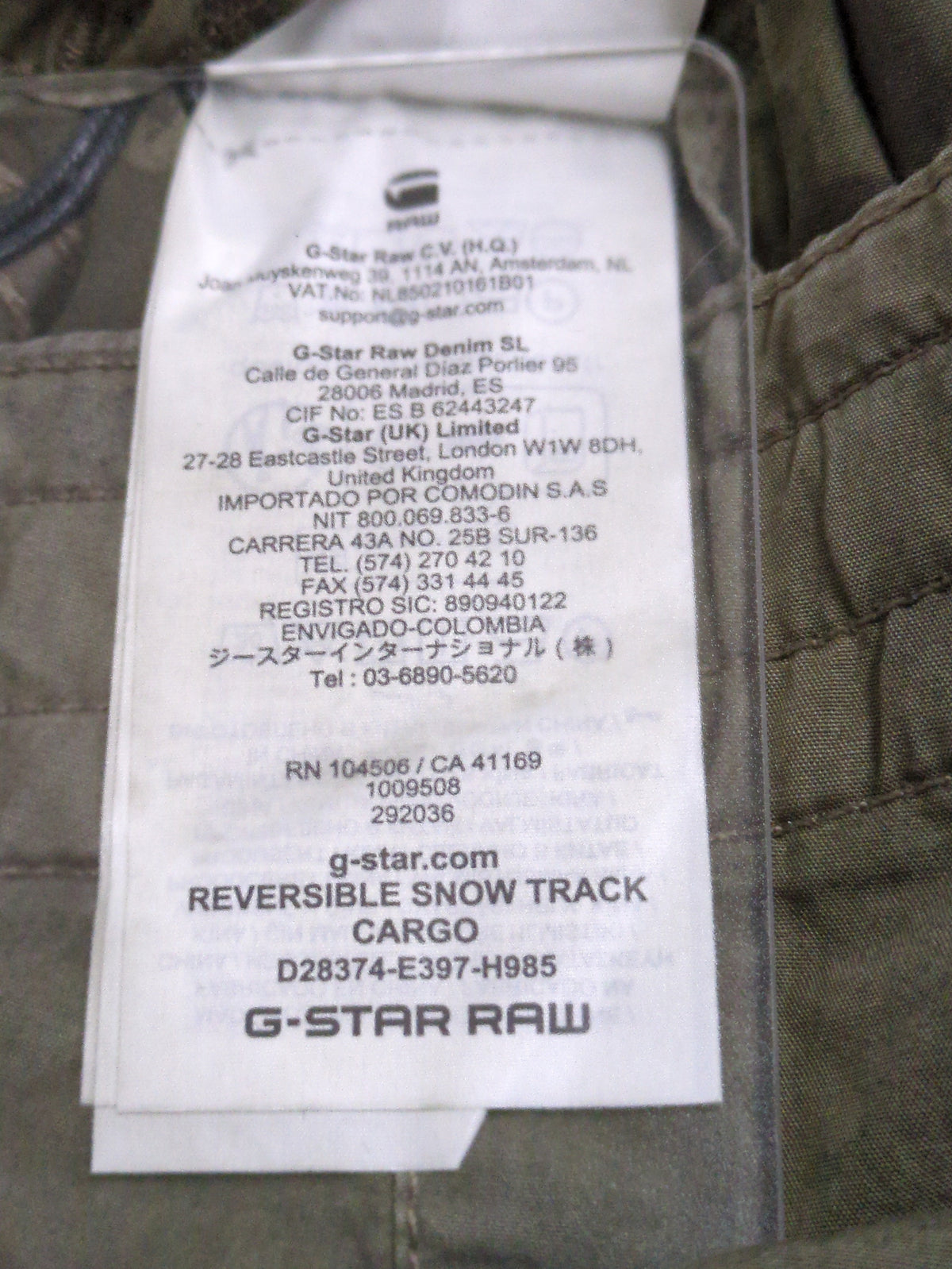 Reversible Snow Track Cargo