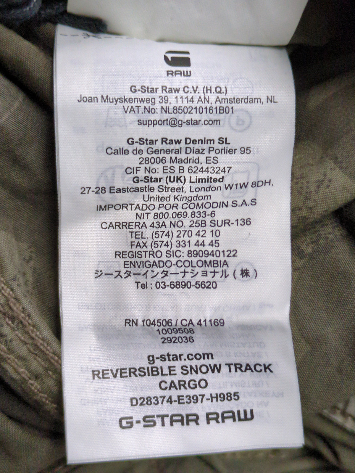 Reversible Snow Track Cargo