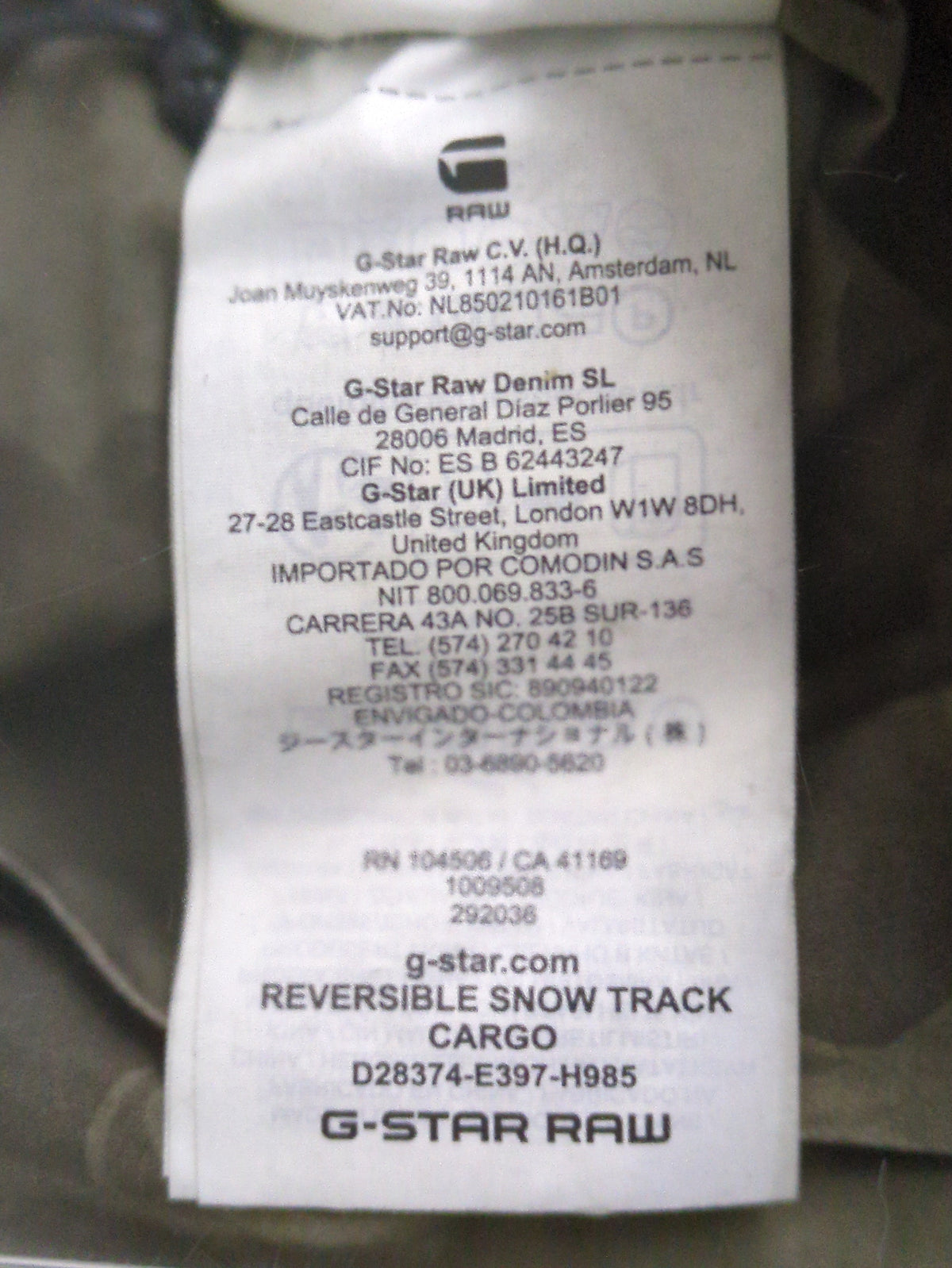 Reversible Snow Track Cargo