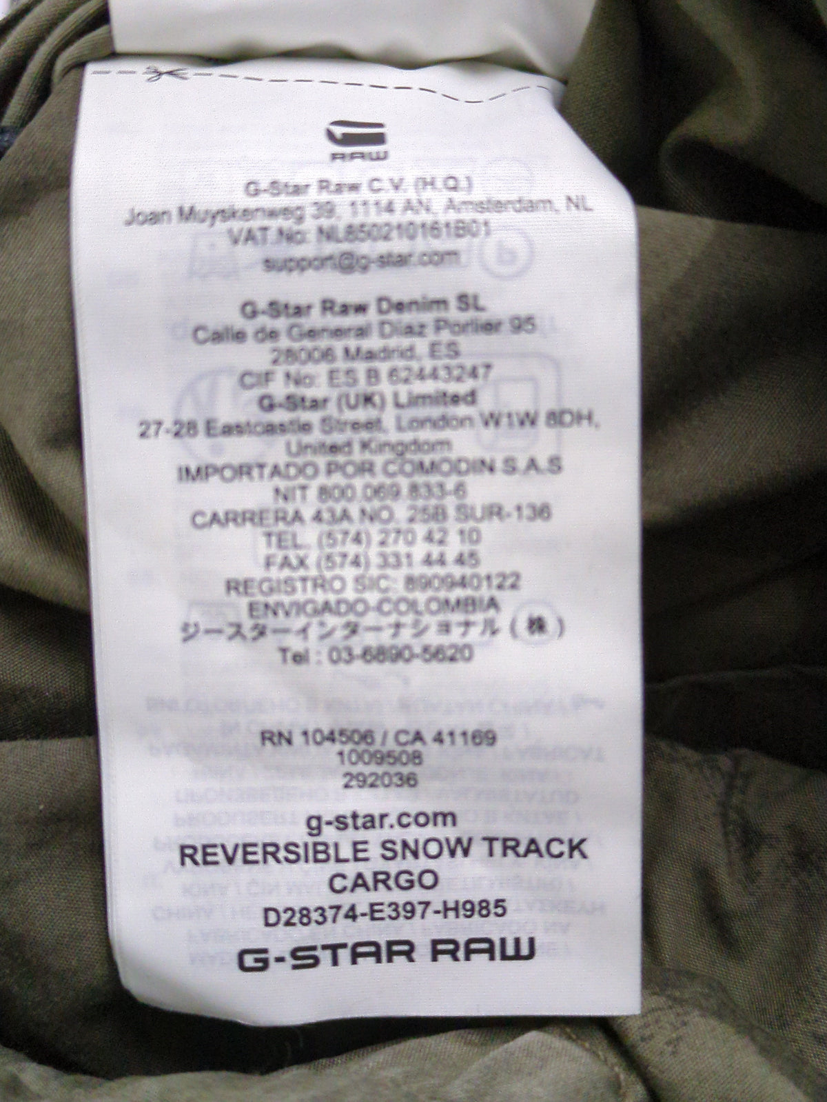 Reversible Snow Track Cargo