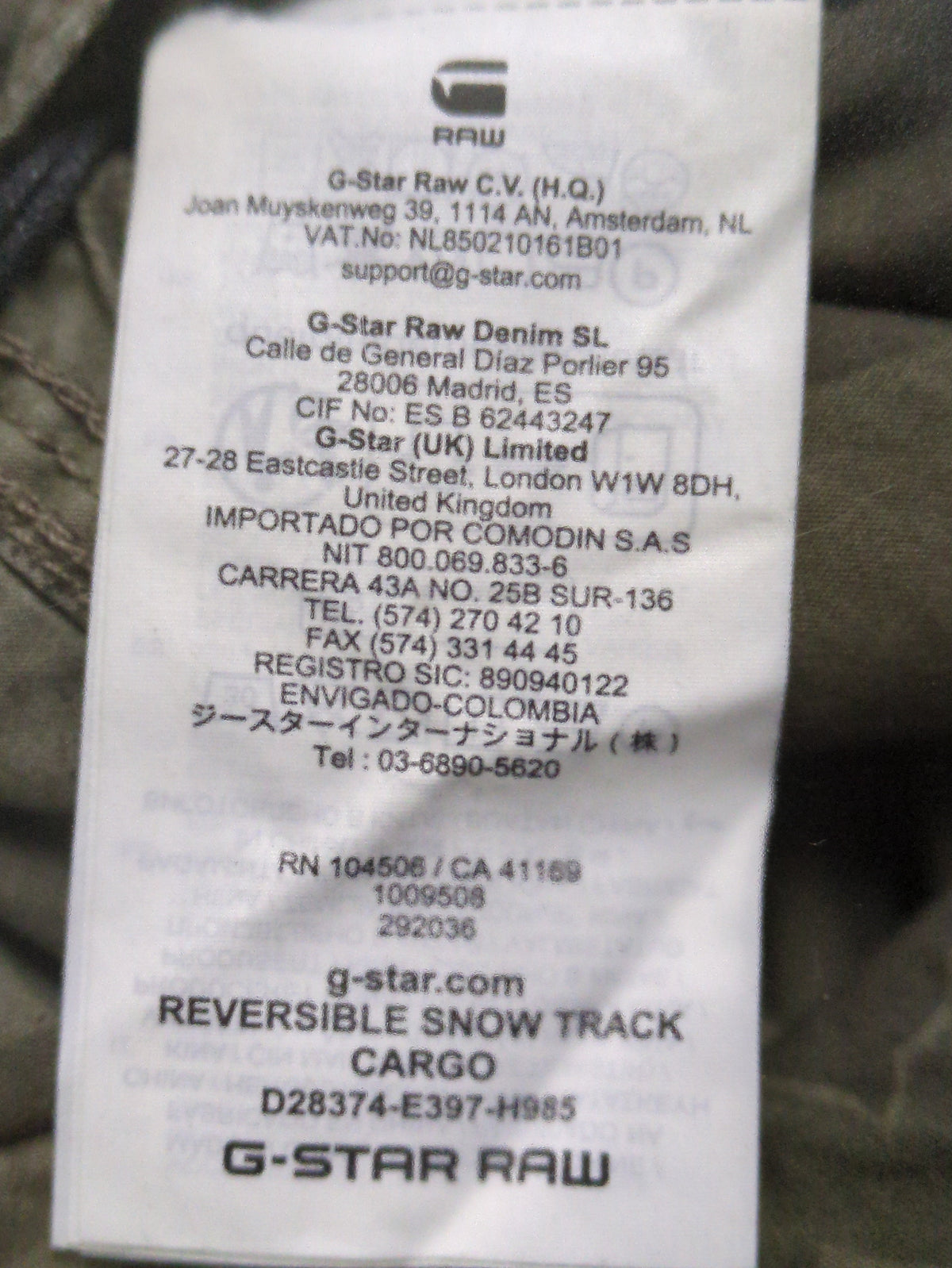 Reversible Snow Track Cargo
