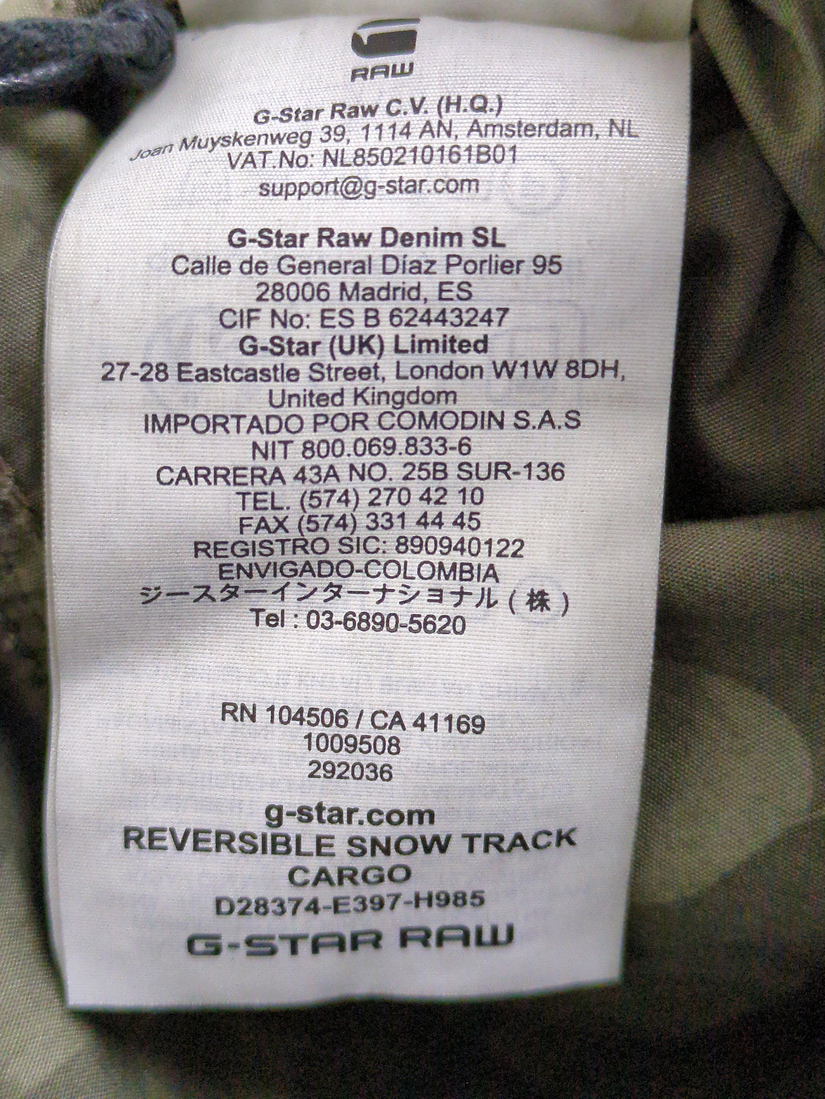Reversible Snow Track Cargo