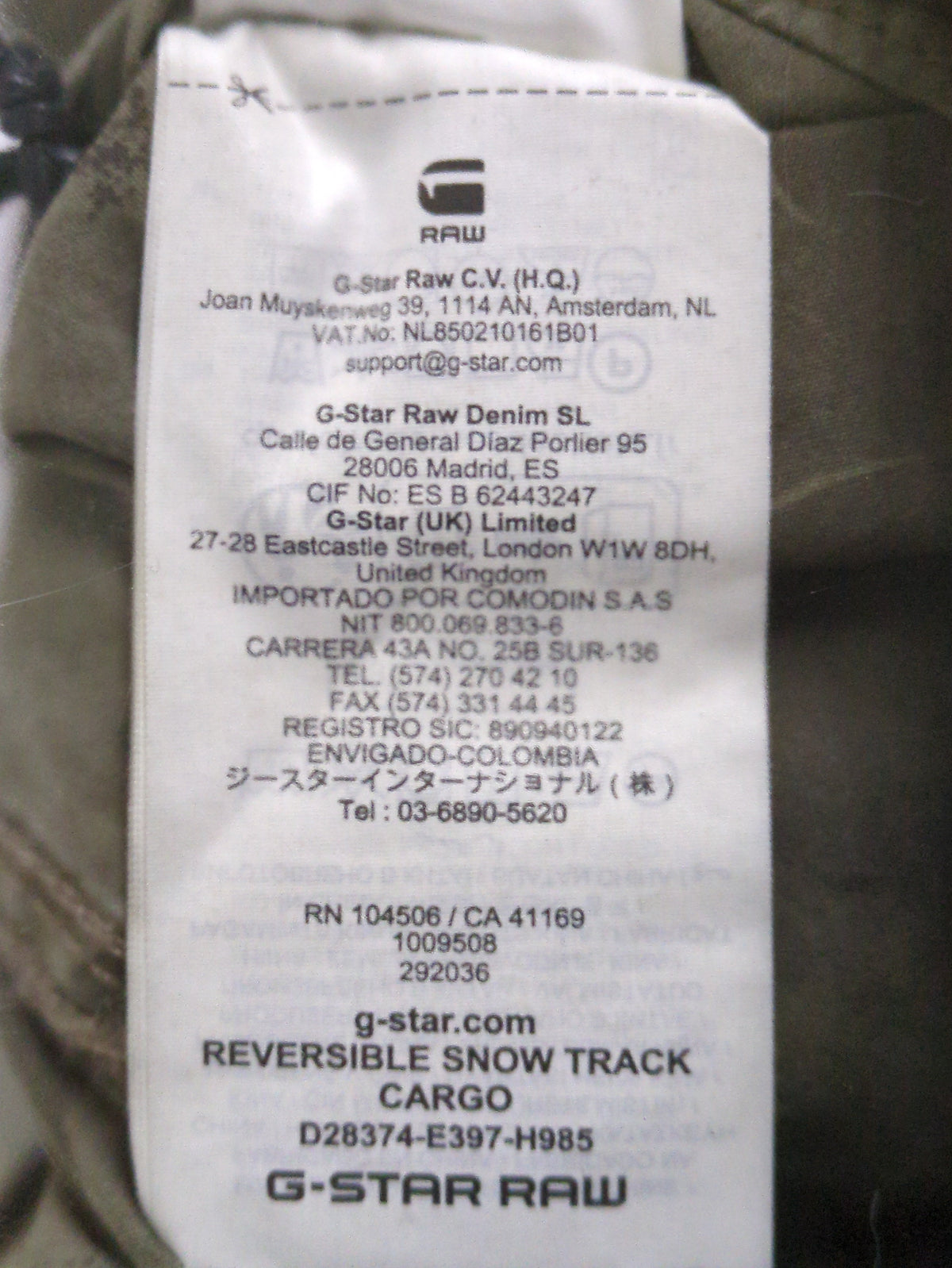Reversible Snow Track Cargo