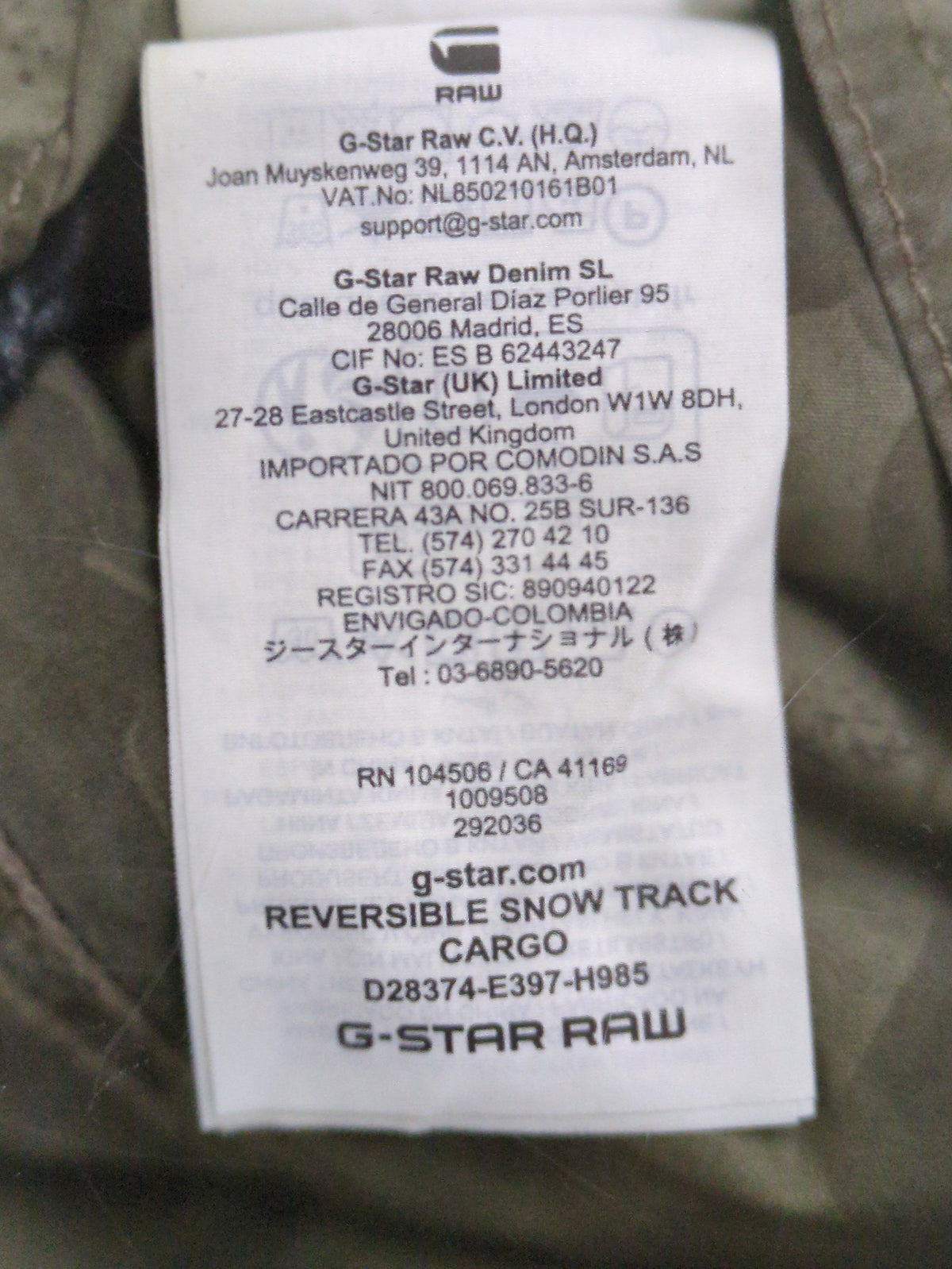 Reversible Snow Track Cargo
