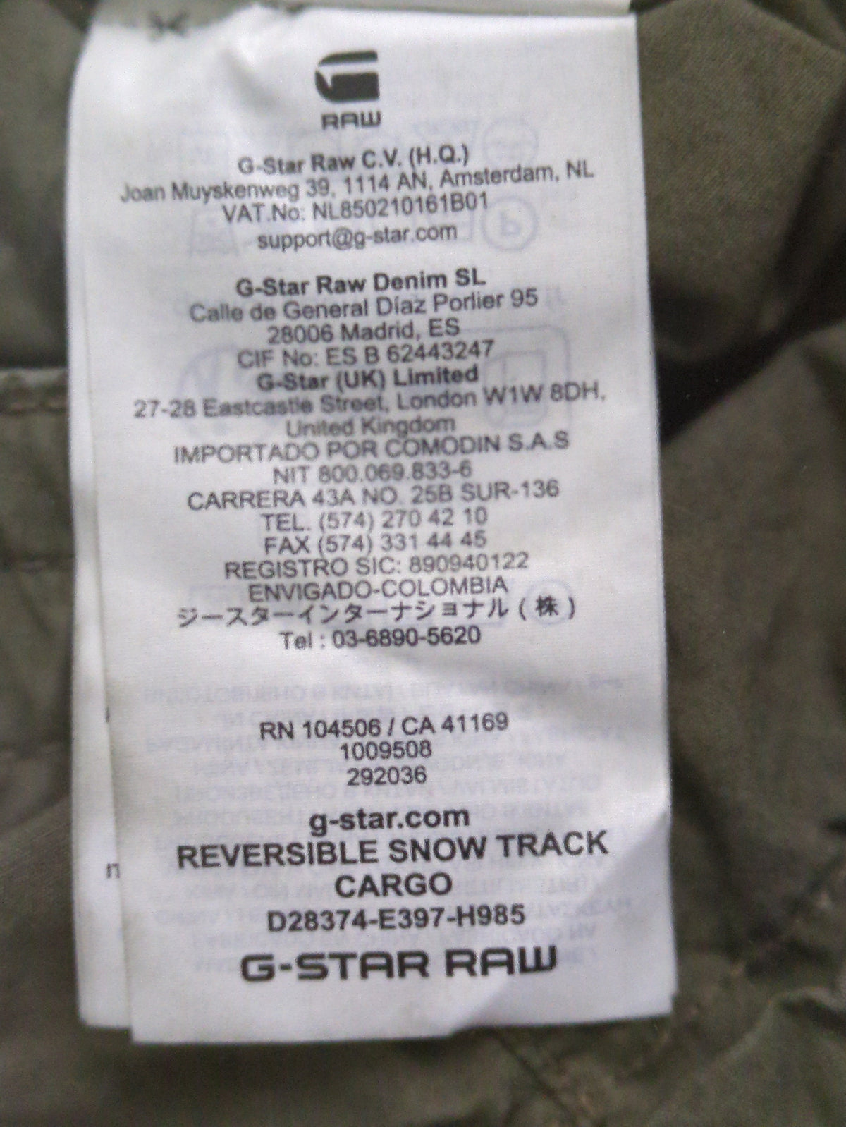 Reversible Snow Track Cargo