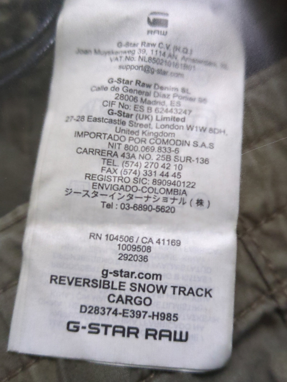 Reversible Snow Track Cargo