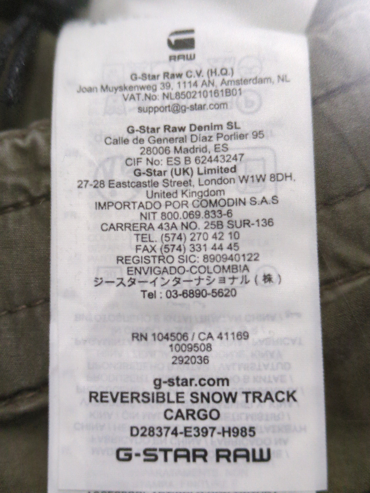 Reversible Snow Track Cargo