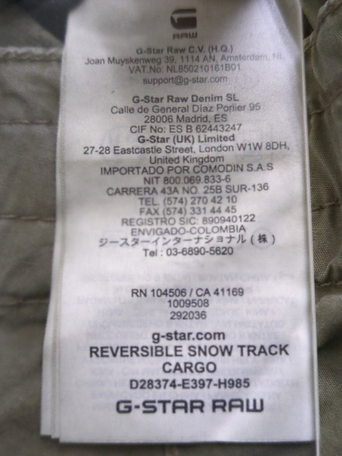 Reversible Snow Track Cargo