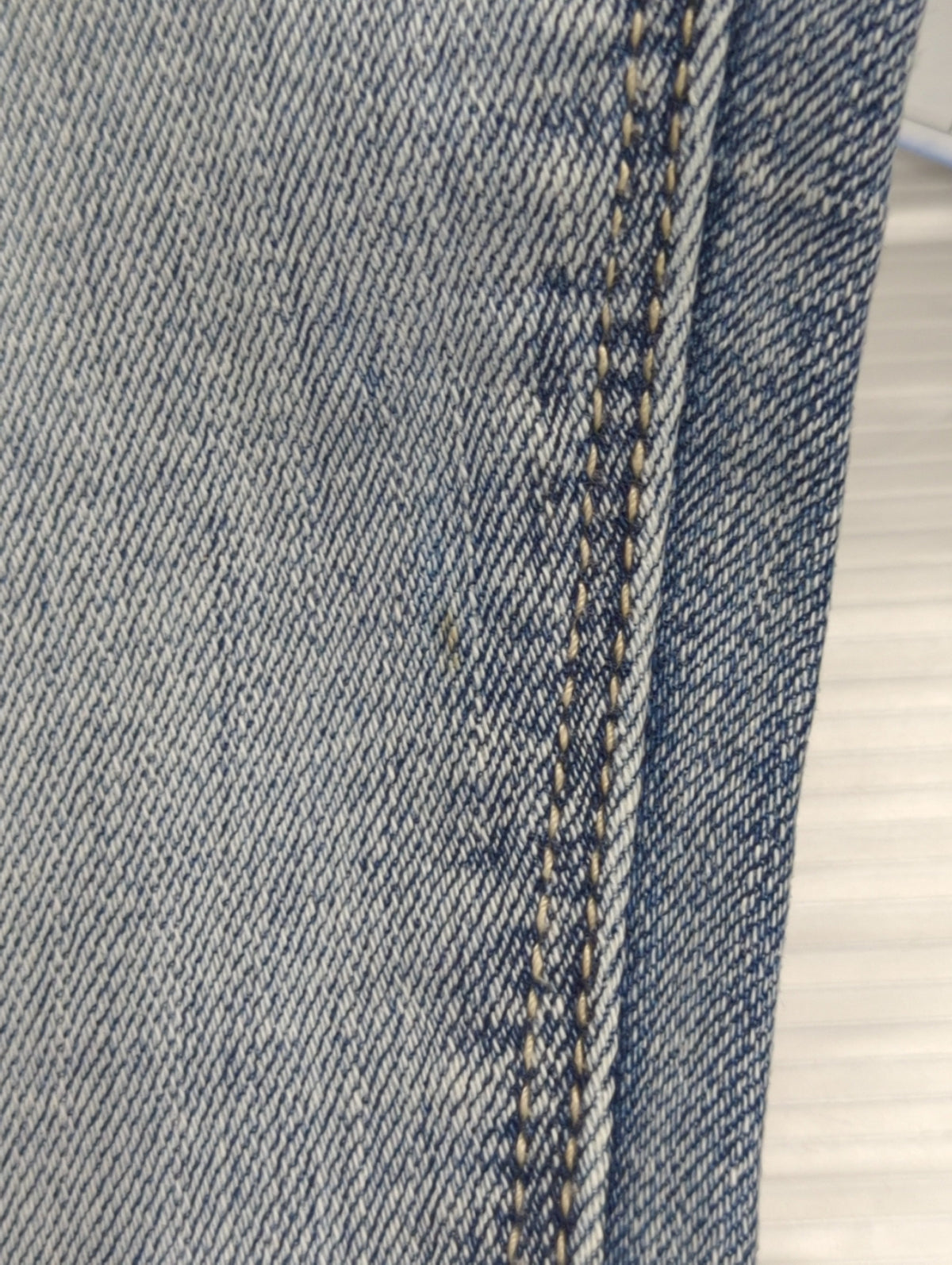 H/W ウエストクロススキニーデニムパンツ