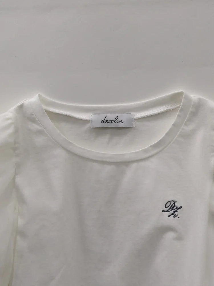 エンブロイダリーワンポイントTシャツ