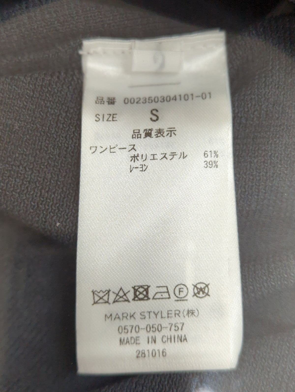 2WAYロングスリーブシアーボレロセットニットワンピース