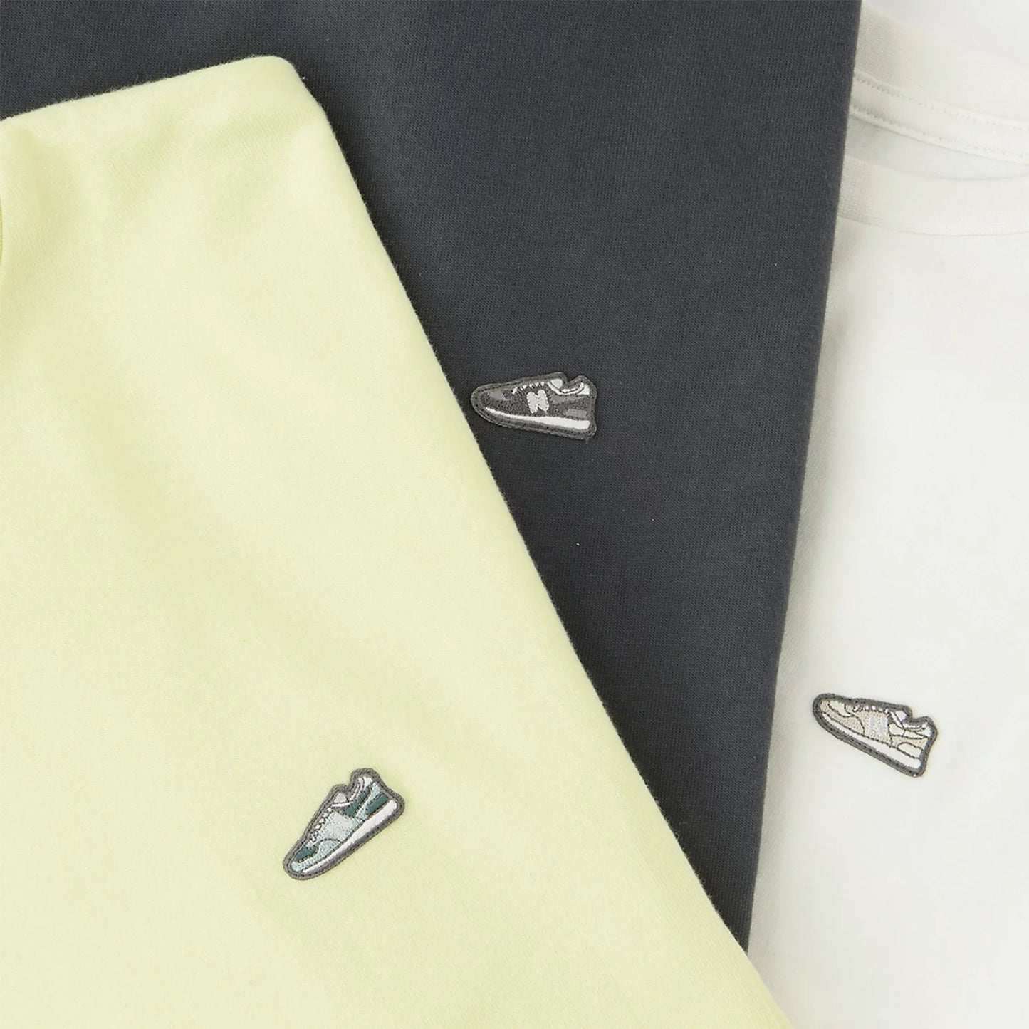 シューパッチボックスシルエットTシャツ