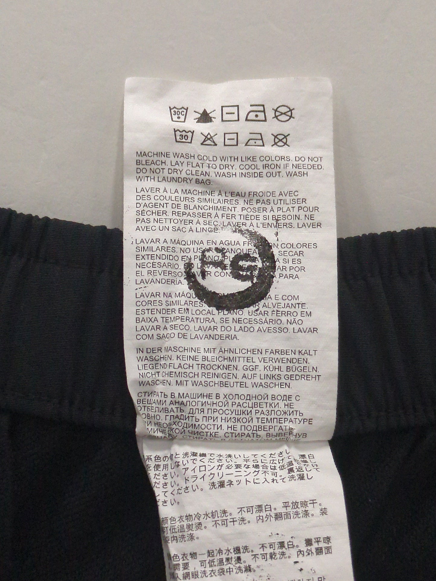 NB GREY テーパードパンツ