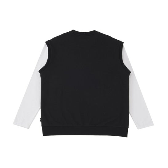 MFO シューワッペンレイヤード風プルオーバー