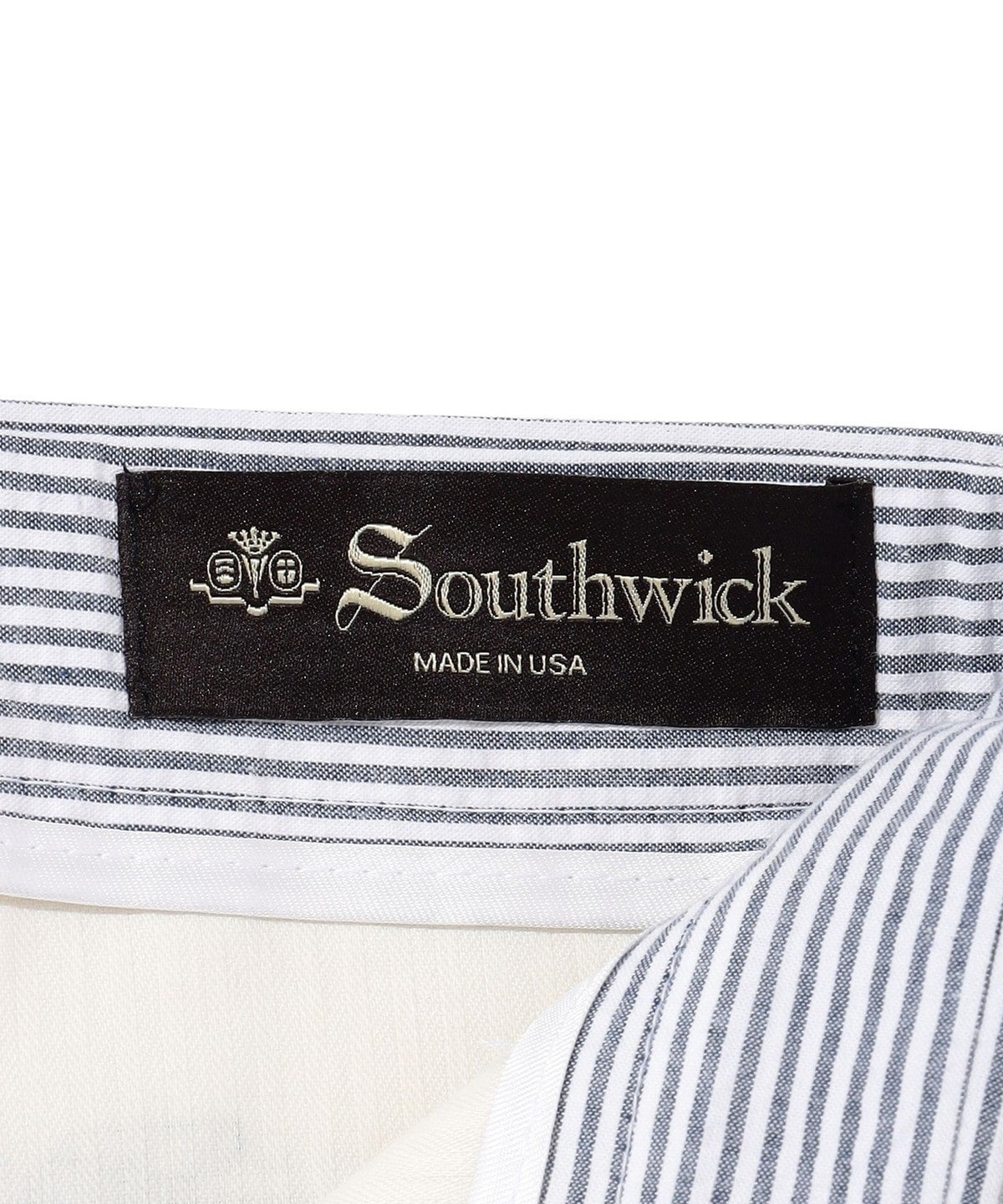 Southwick: コットン シアサッカー 1タック IVY トラウザーズ