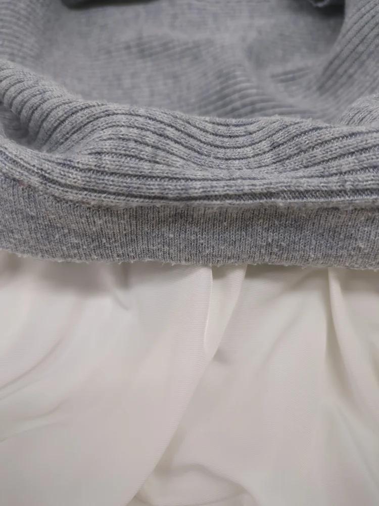 【WEB限定】〈手洗い可能〉ドッキングニットワンピース
