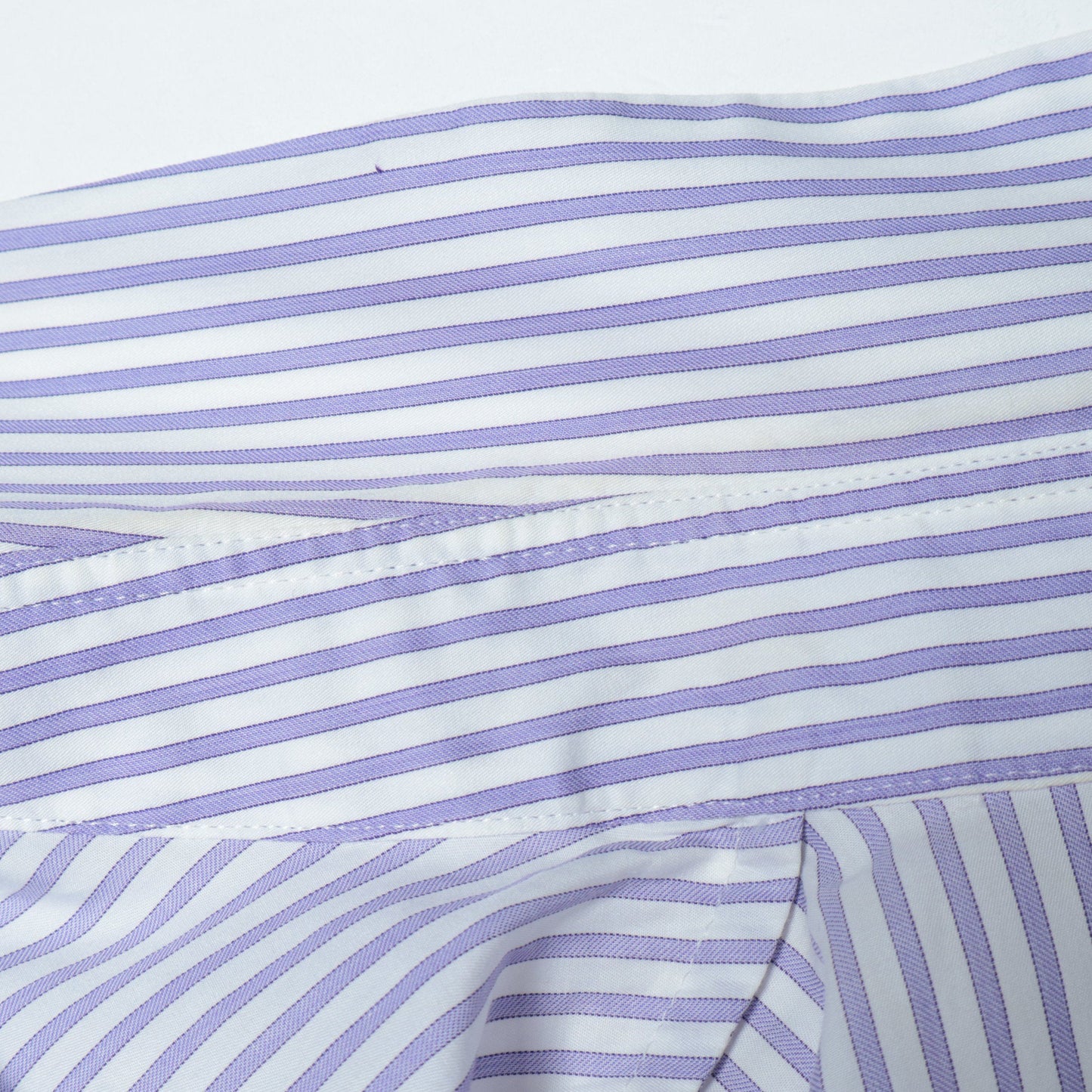 SHIPS Primary Navy Label:〈手洗い可能〉ALBINI パープルストライプ ビッグ シャツ