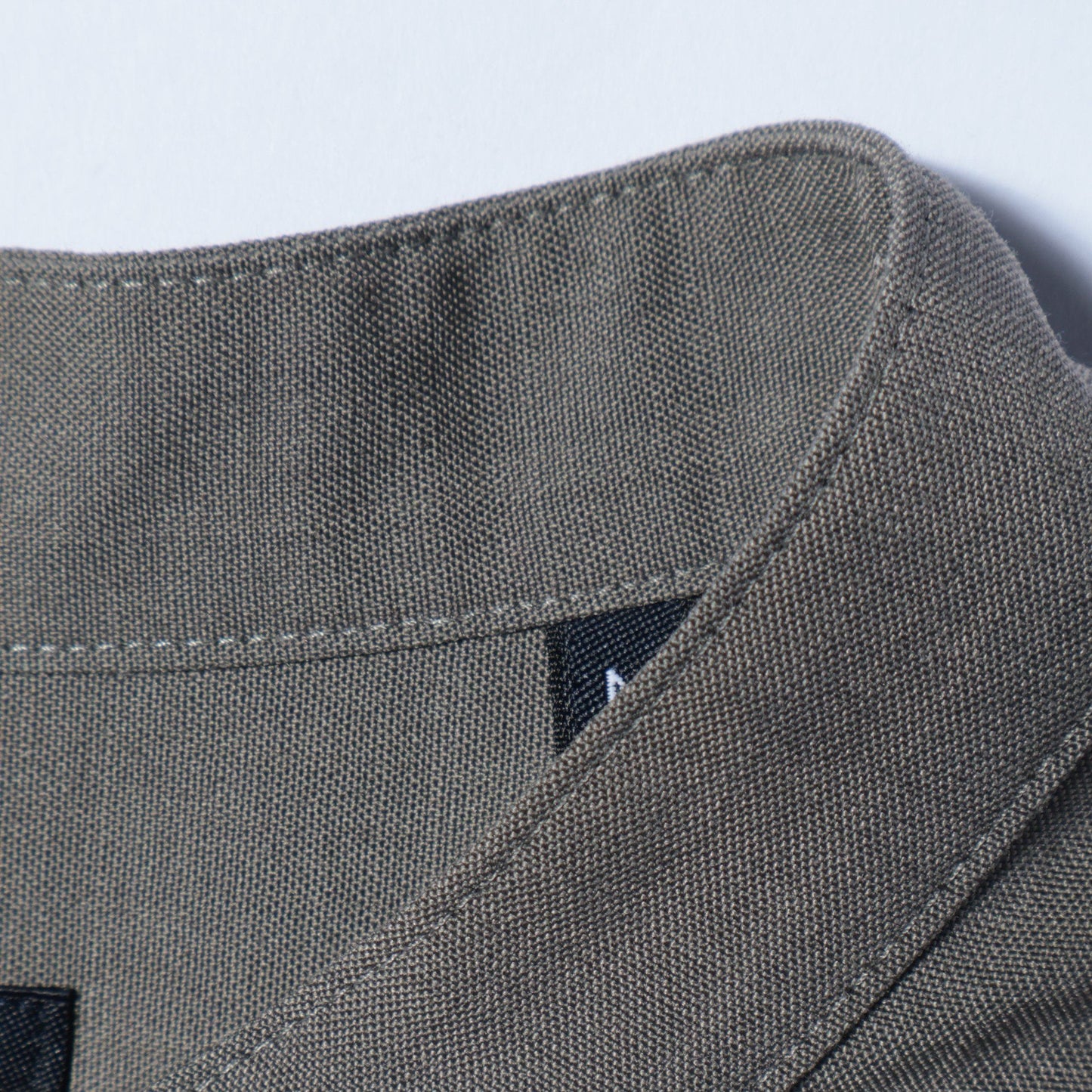 SHIPS:〈ウォッシャブル〉ウール×SOLOTEX(R) リラックスフィット バンドカラーシャツ S/S