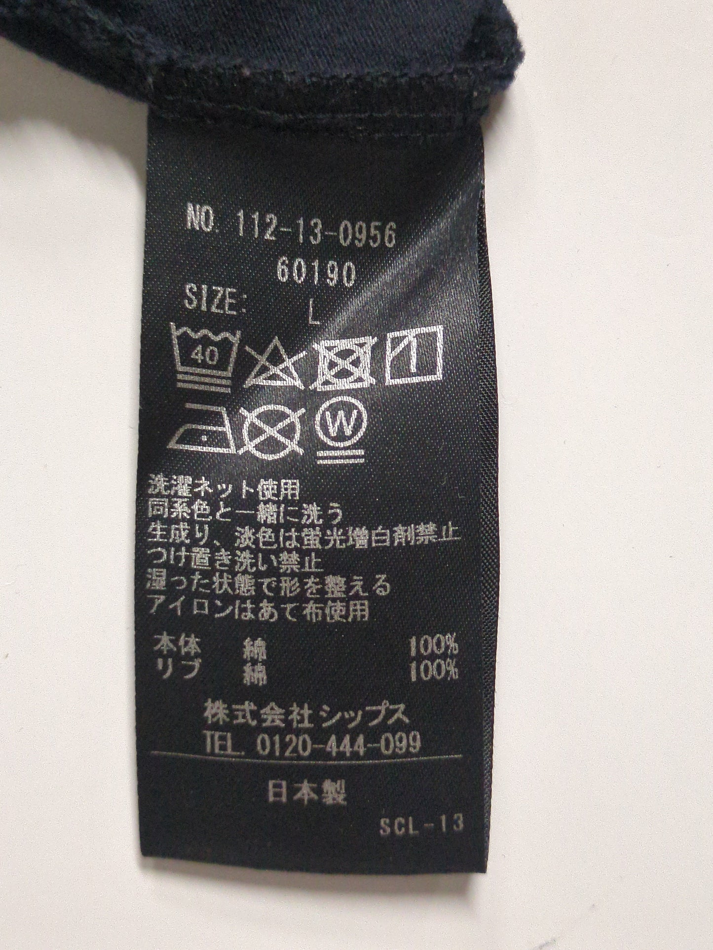 SHIPS: 抗菌・防臭 NANO-FINE(R) コットン クルーネック Tシャツ