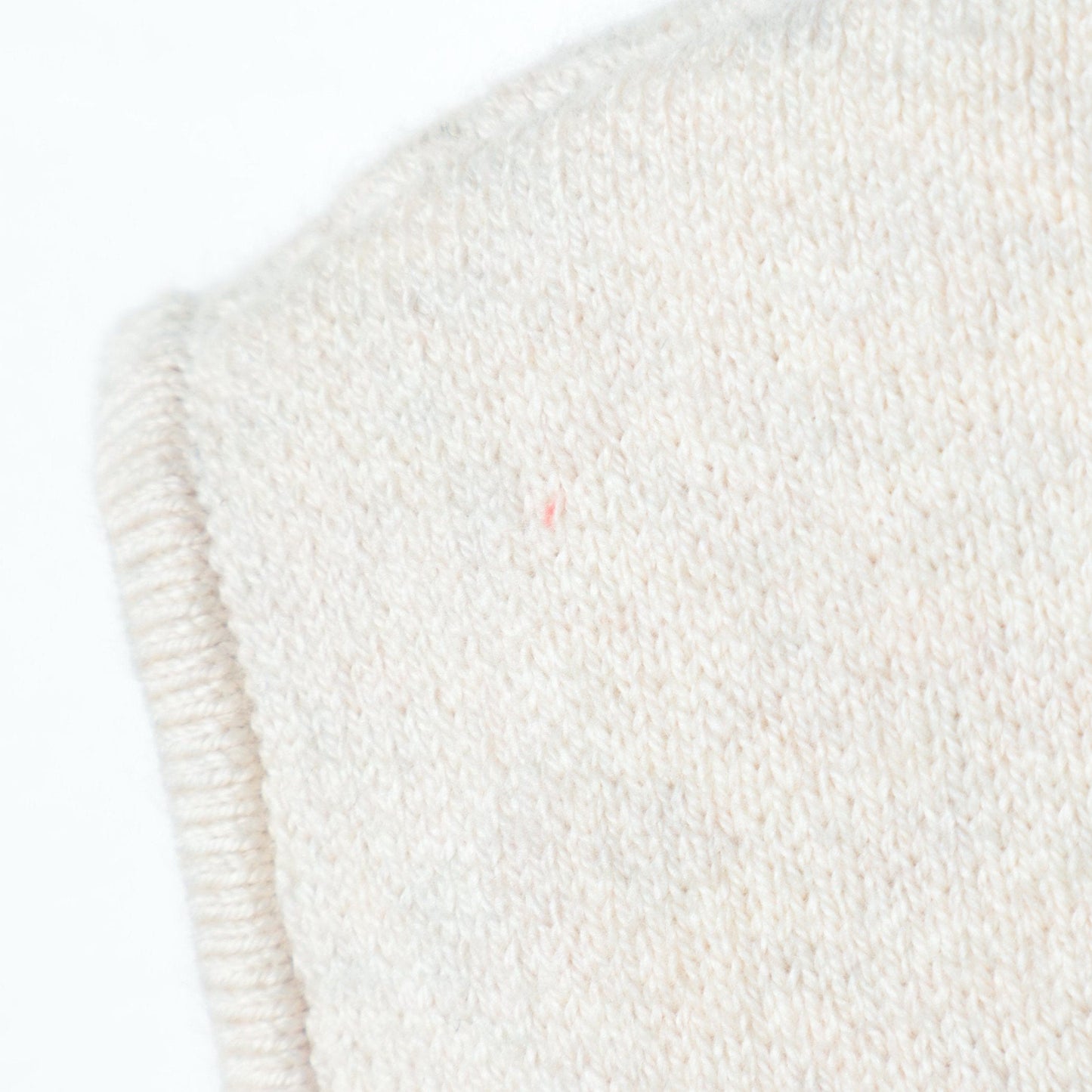 〈手洗い可能〉ジャカード ロゴ ニット ベスト 24SS