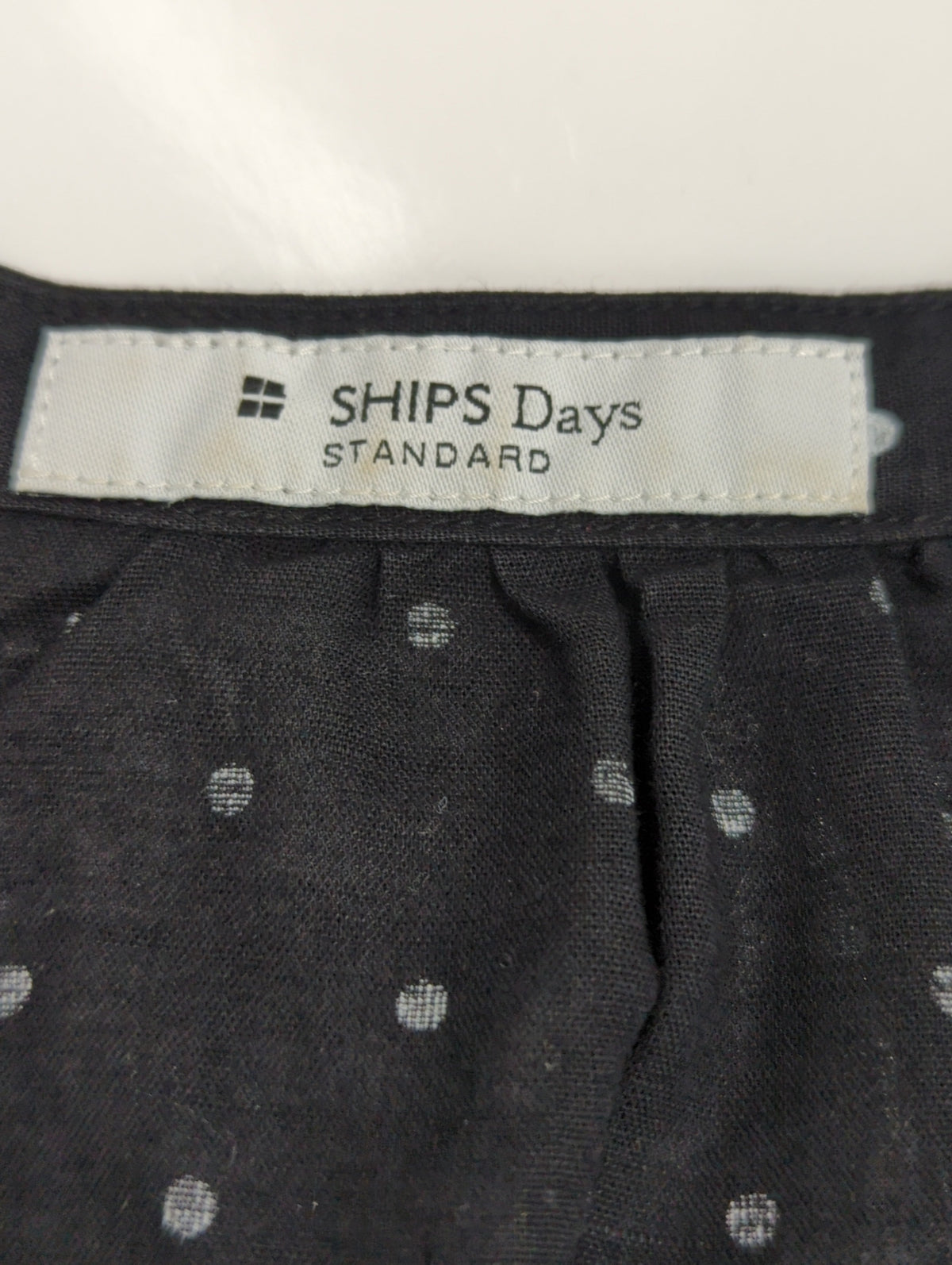 SHIPS Days STANDARD:ドット スキッパーシャツ 19SS
