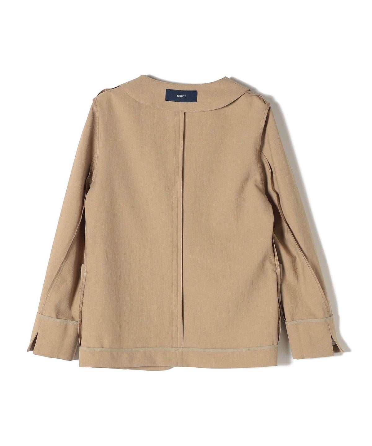 〈手洗い可能〉リネンライクジャケット(セットアップ対応)