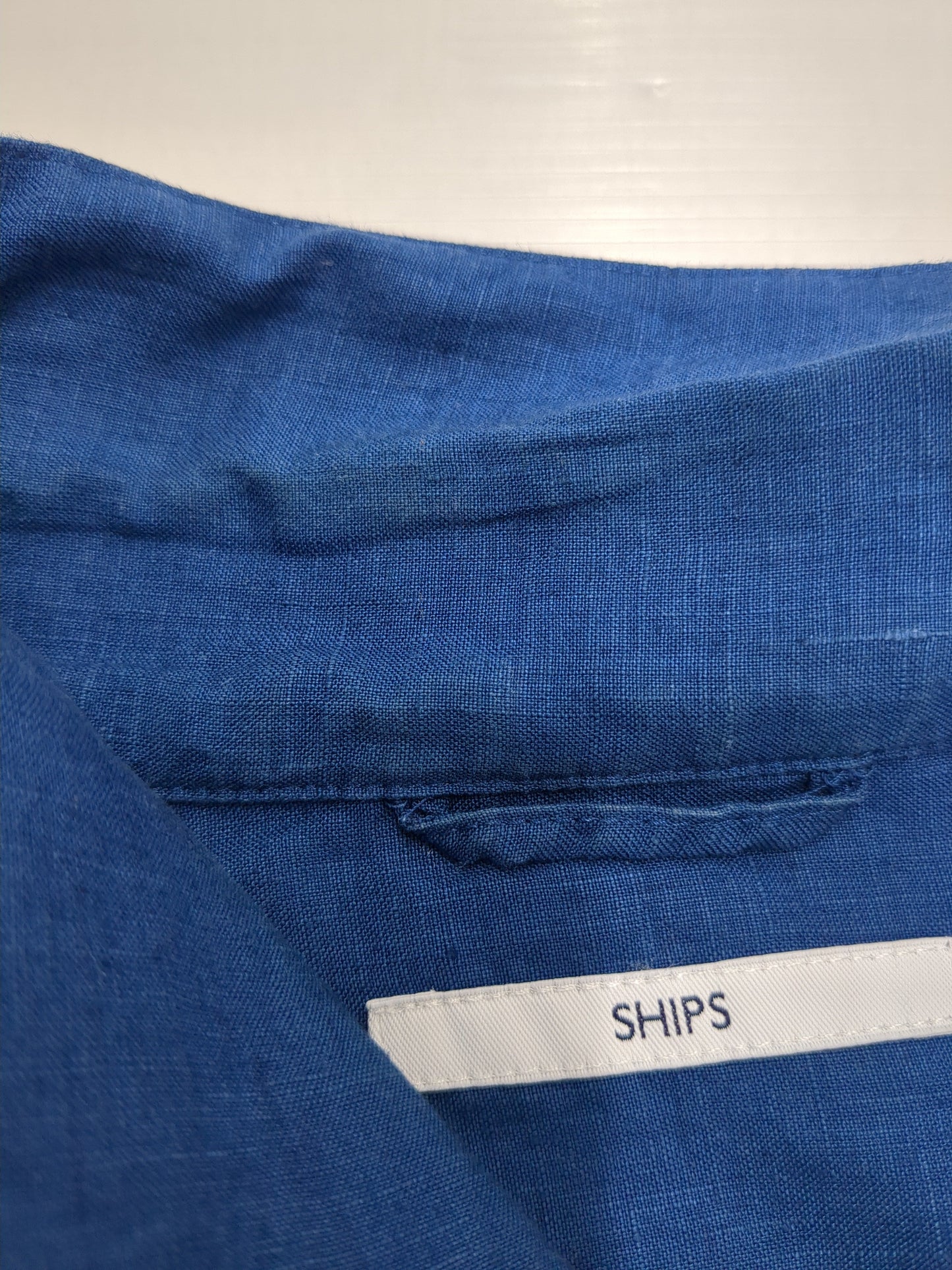 SHIPS: リネン フレンチカラー 7スリーブ シャツ