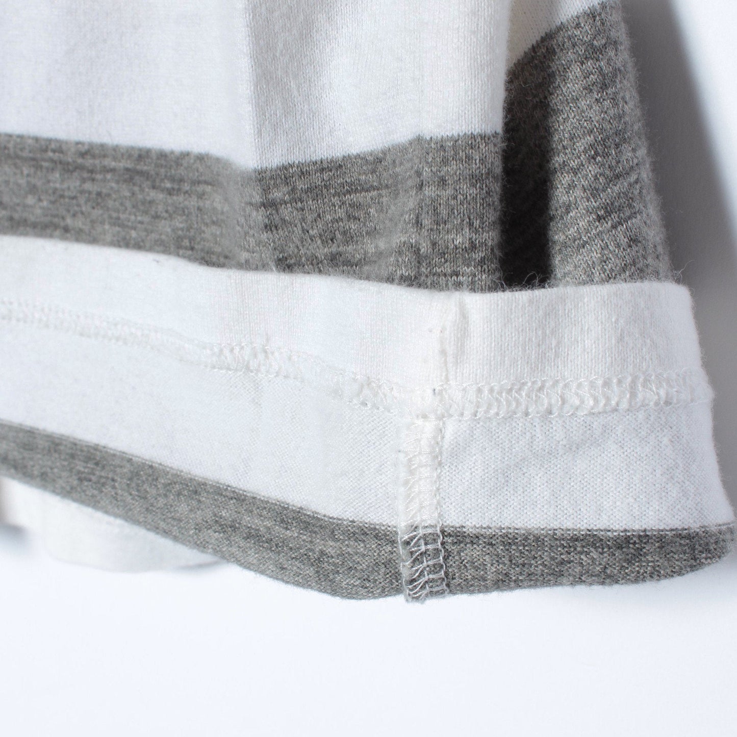 SHIPS: MADE IN JAPAN マルチ ワイドボーダー Vネック Tシャツ