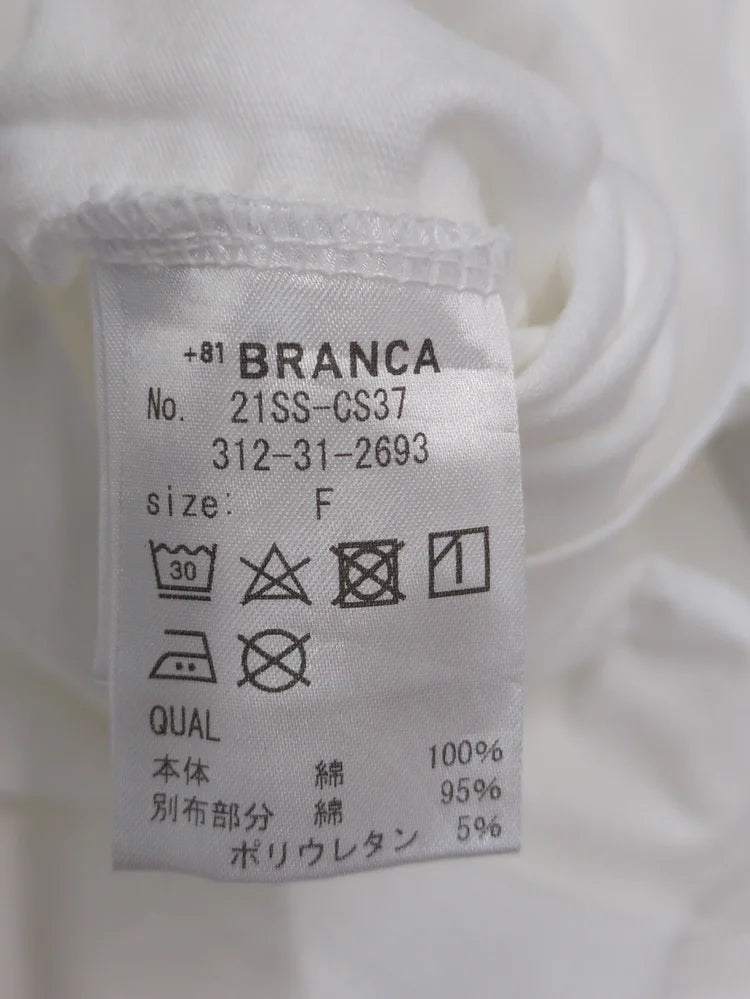 81BRANCA:プリントロゴTEE