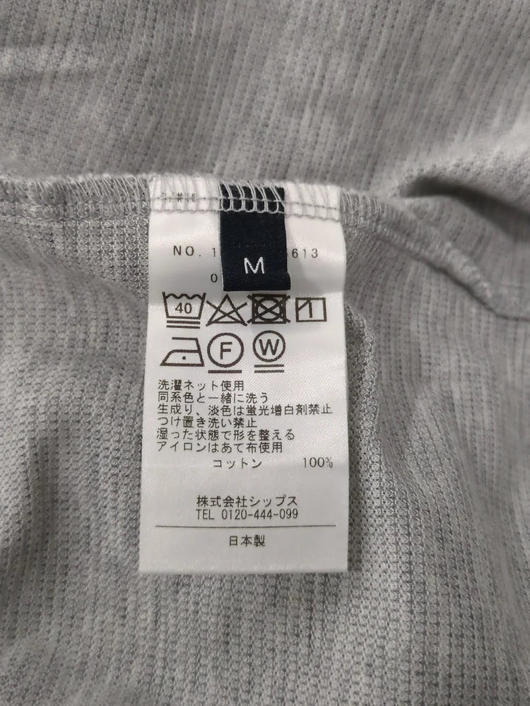 SHIPS: バーズアイ クルーネック Tシャツ