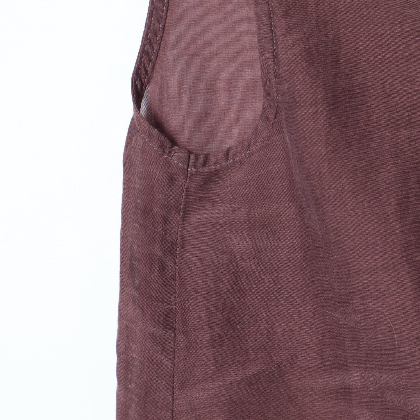 〈手洗い可能〉コットンシルクフレンチスリーブブラウス