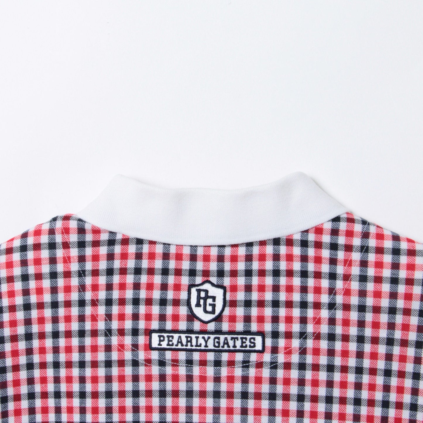 カノコ トリコチェック 半袖ポロシャツ