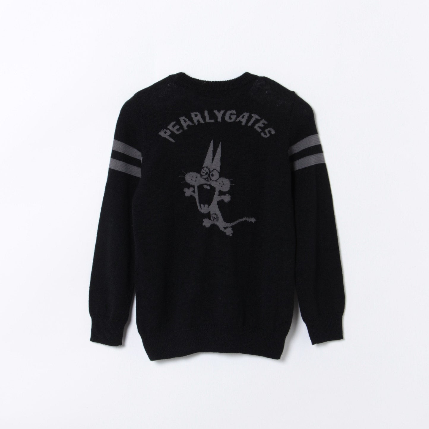 ニャロメ×PG インターシャ クルーネックニット プルオーバー <PEARLY GATES × ニャロメ>