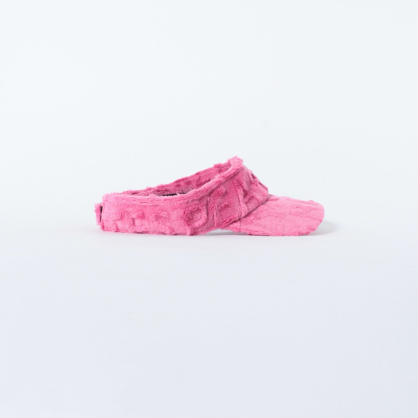ロゴ柄 ボアフリース バイザー (UNISEX)
