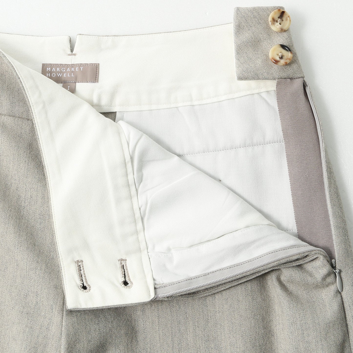 LIGHT FLANNEL TROUSERS