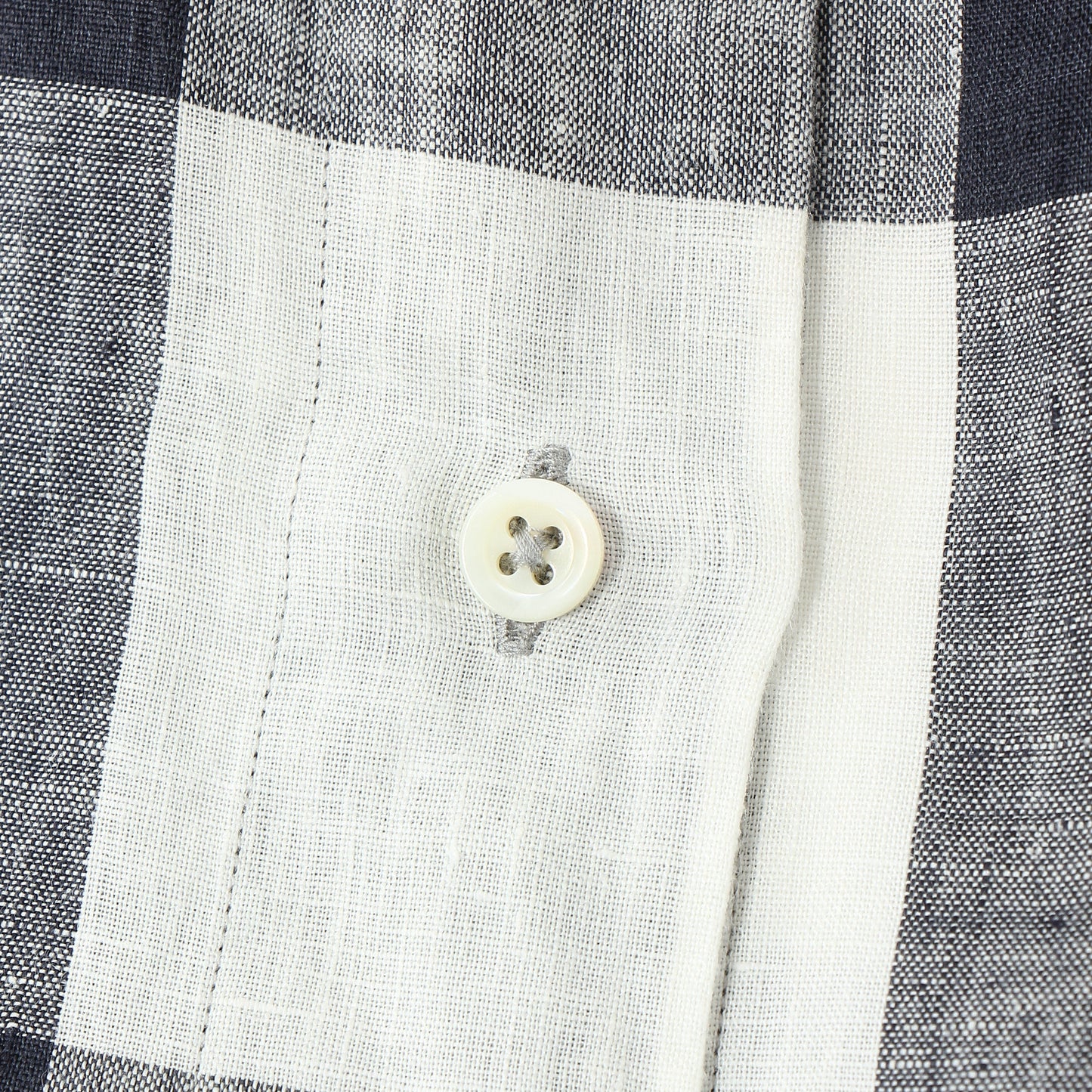 LARGE CHECK LINEN SHIRT