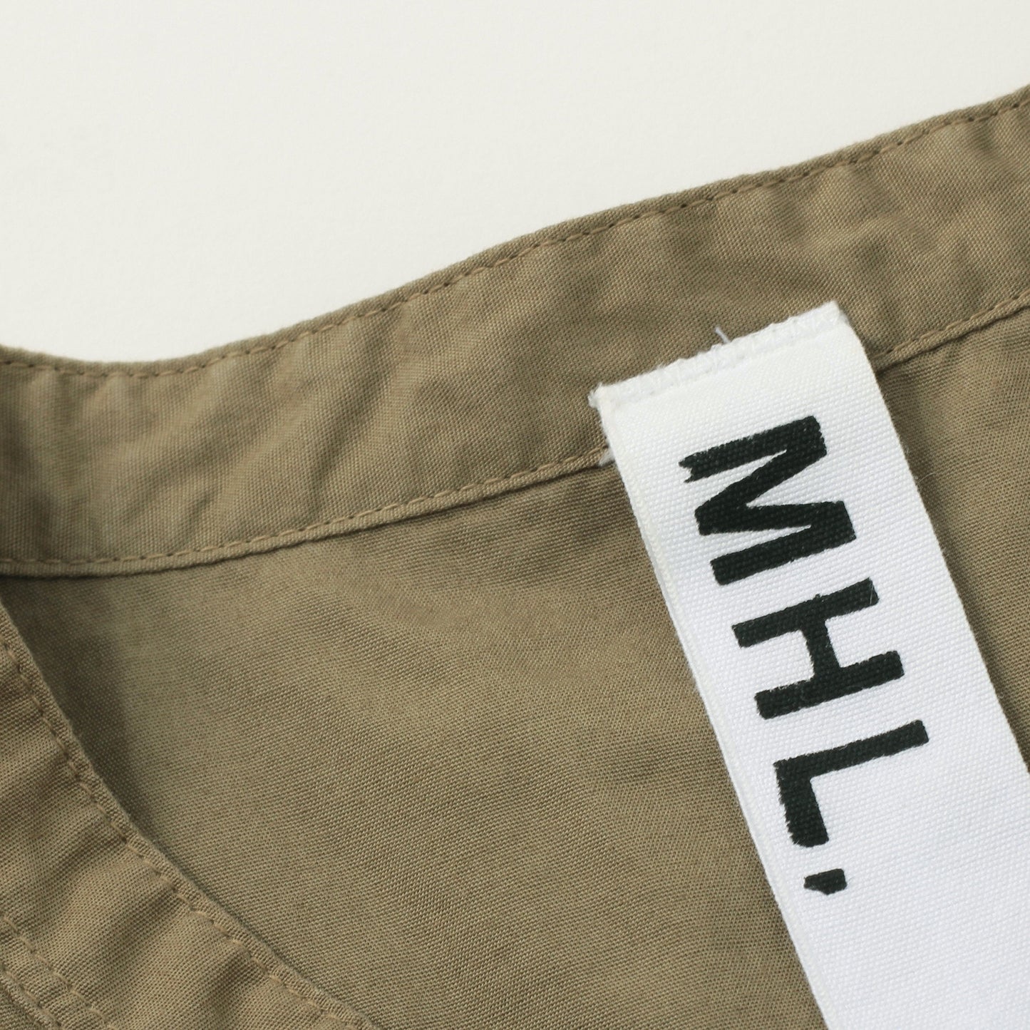 GARMENT DYE BASIC POPLIN(MHL SHOP限定) SHIRT
