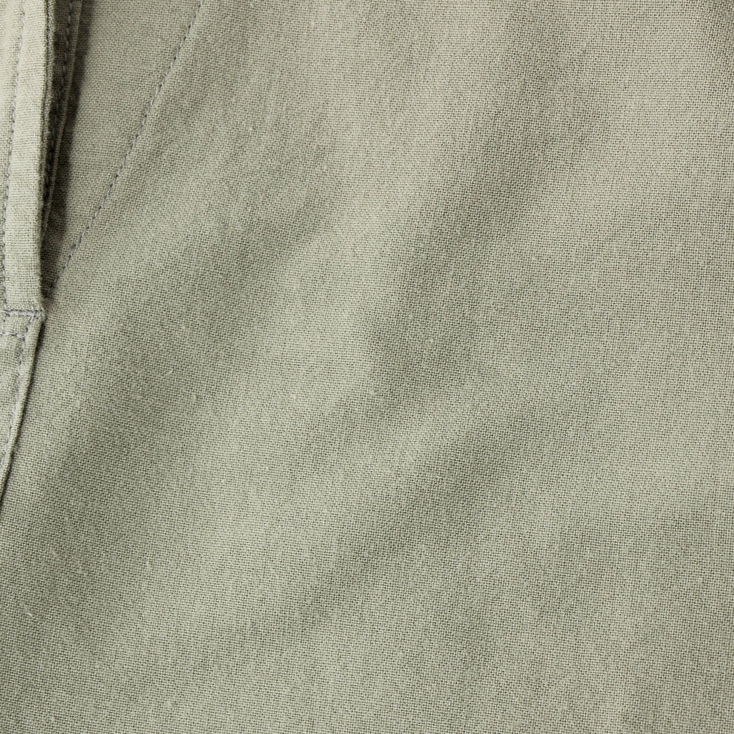 WORN COTTON PLAINWEAVE SHIRT