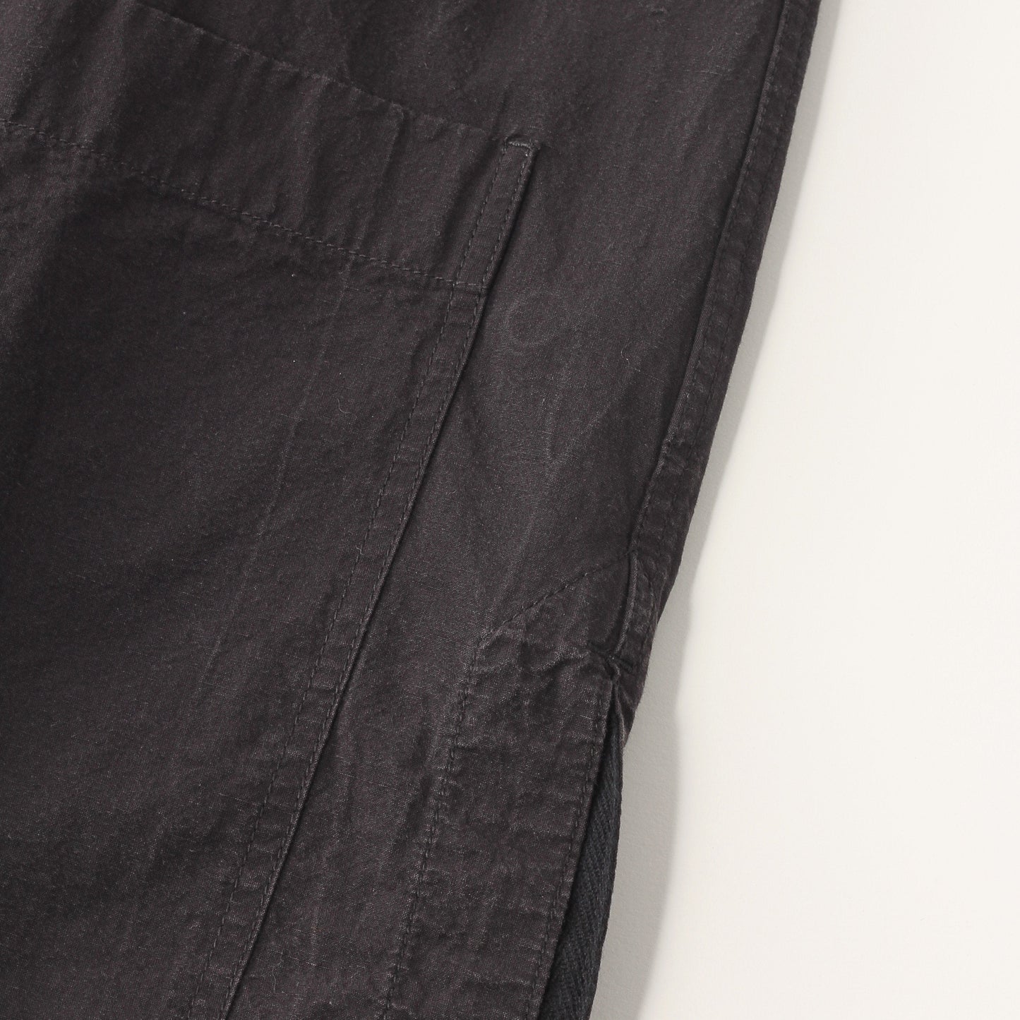 SANDED COTTON LINEN SHIRT