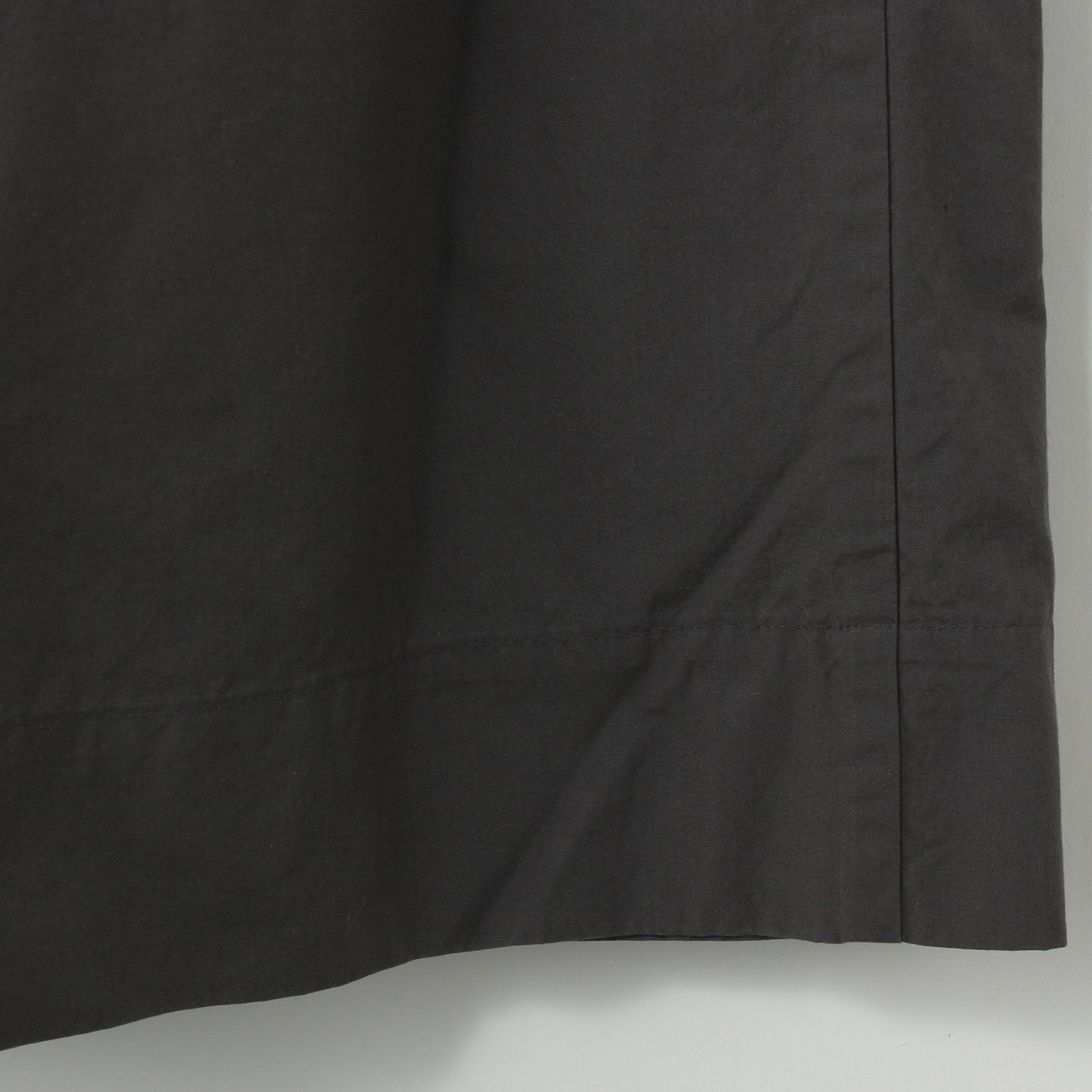 WASHED COTTON POPLIN TROUSERS