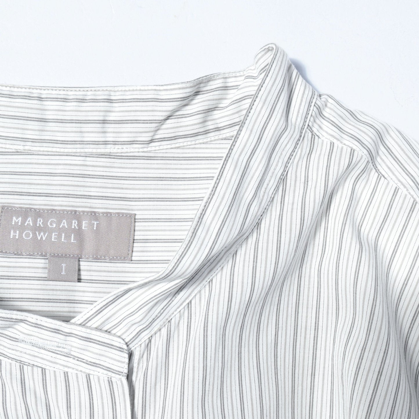 STRIPE FINE COTTON SHIRT