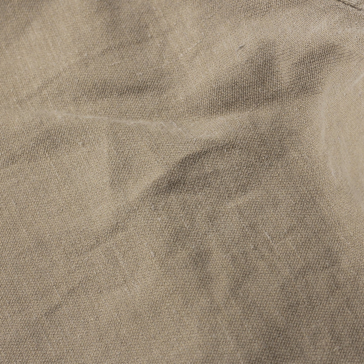 LINEN COTTON TWILL TROUSERS