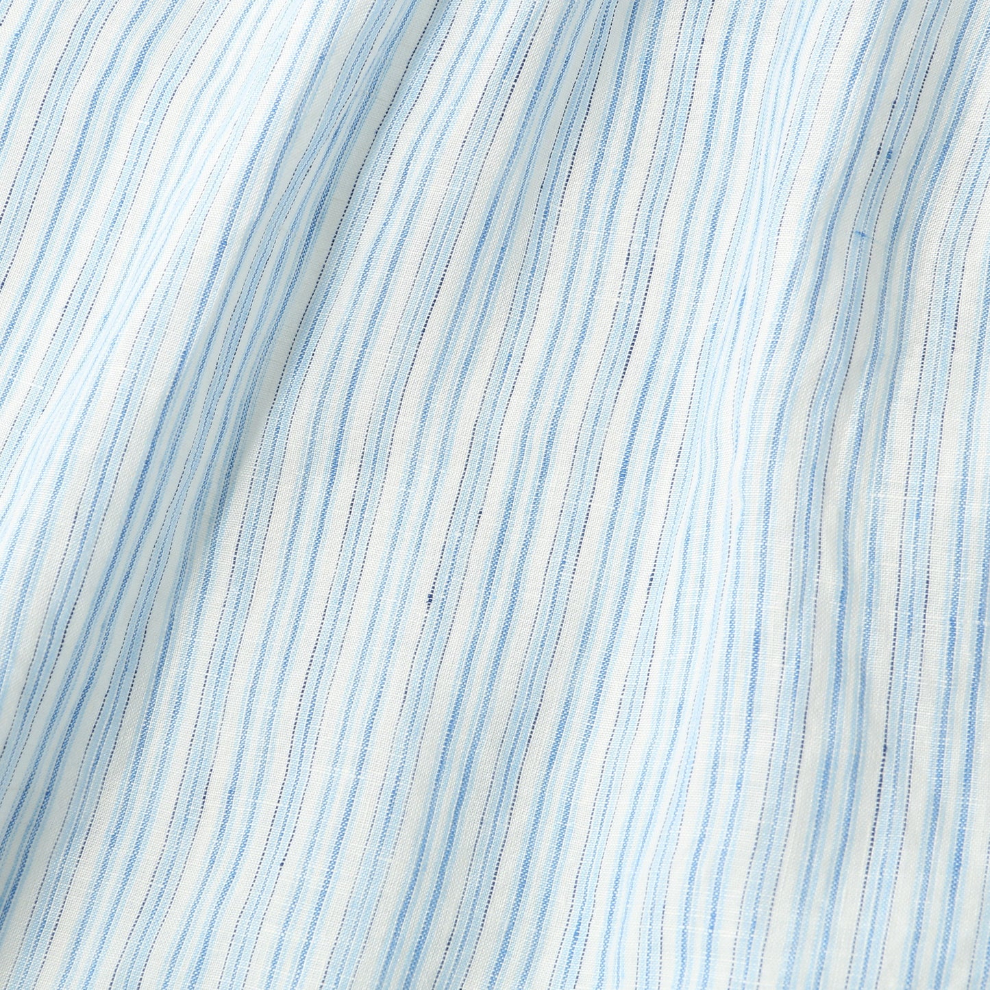 BLUE STRIPE LINEN SKIRT
