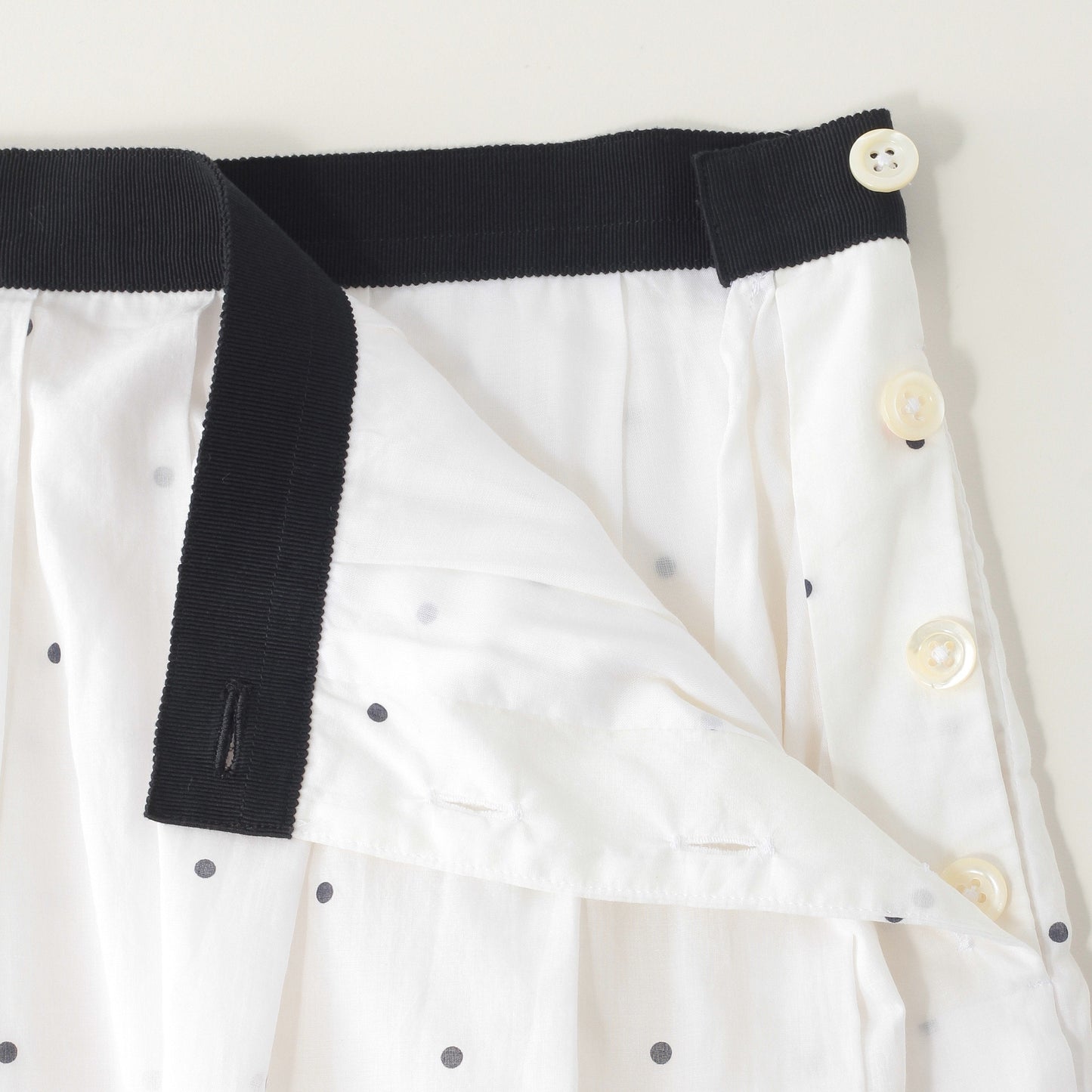 SPOT PRINT BATISTE SKIRT