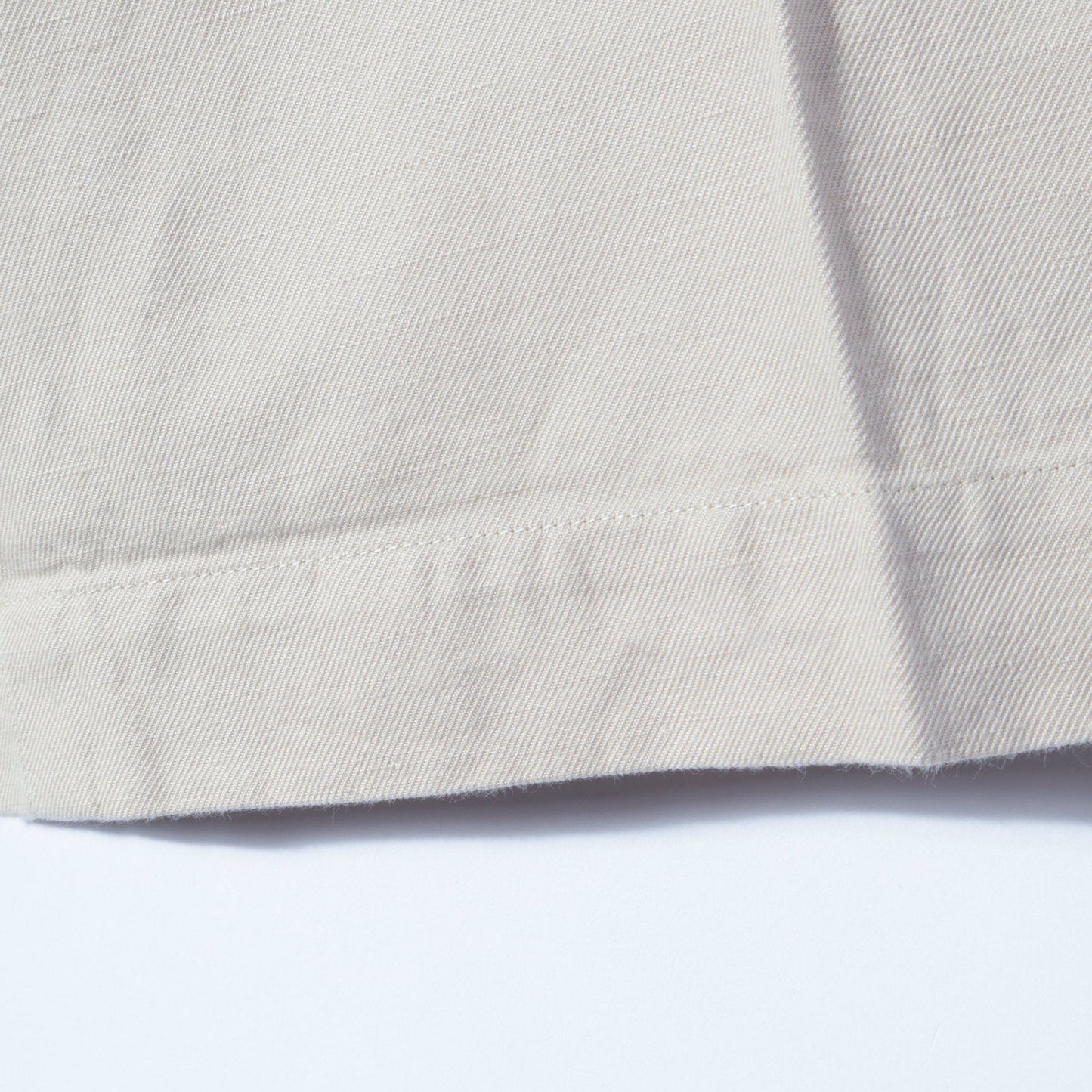 COTTON LINEN TWILL TROUSERS