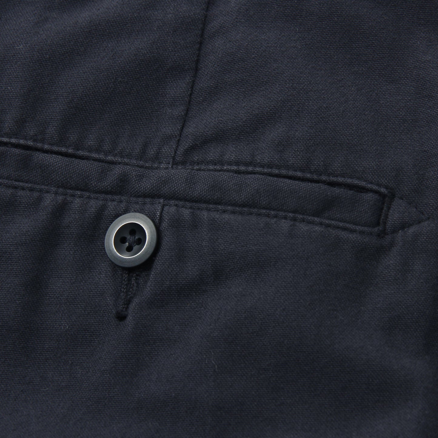 BRUSHED DRY COTTON CANVAS TROUSERS