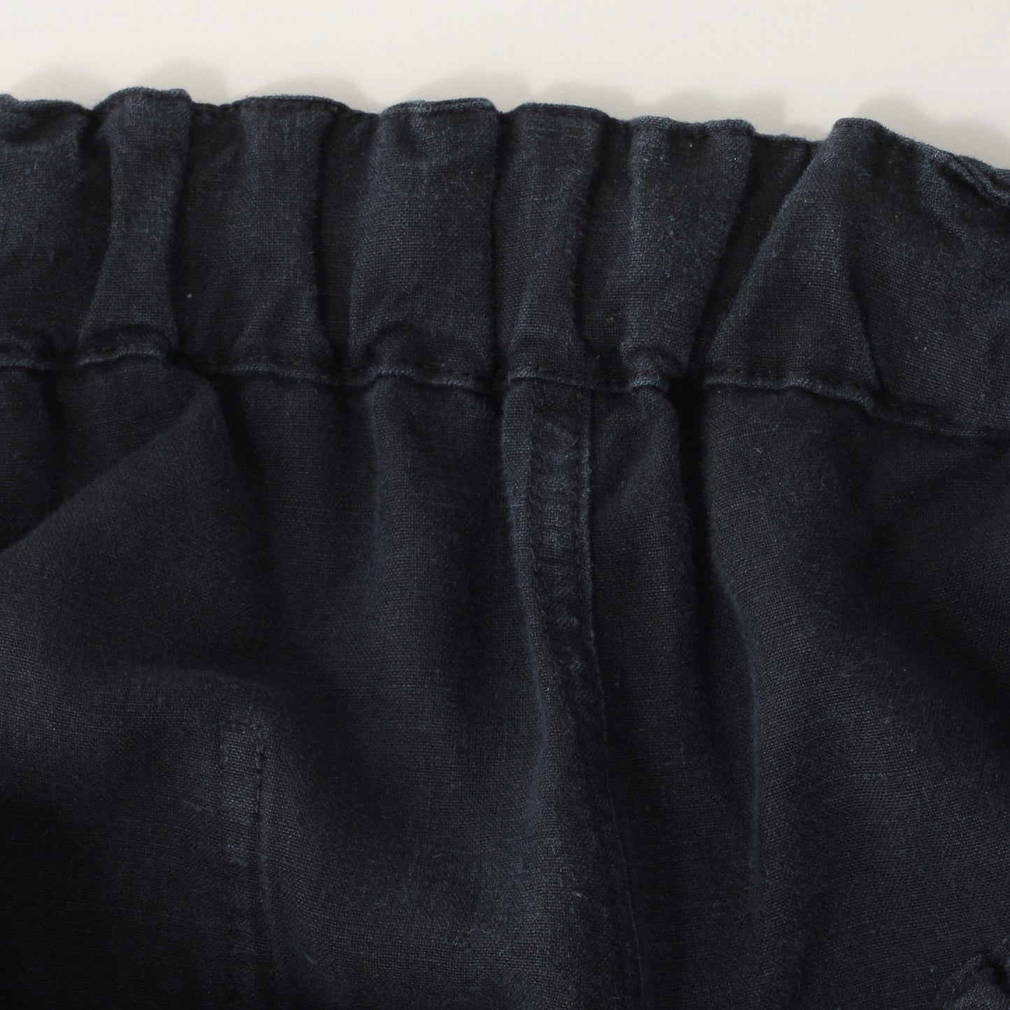 LINEN PLAIN WEAVE TROUSERS