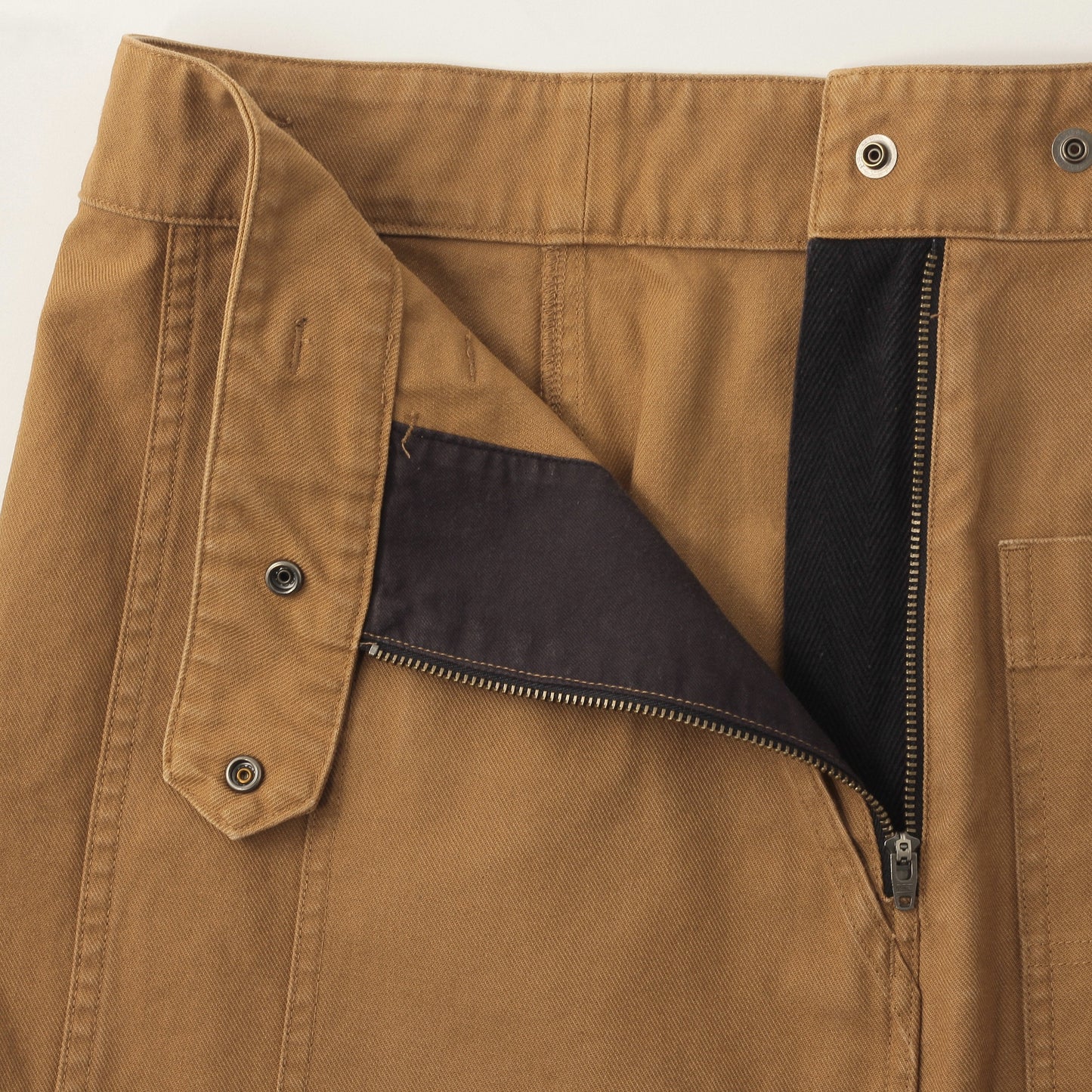 ORGANIC COTTON GABERDINE SKIRT