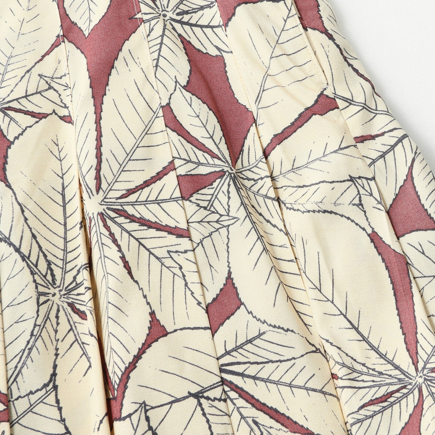 HORSE CHESTNUT SILK SKIRT