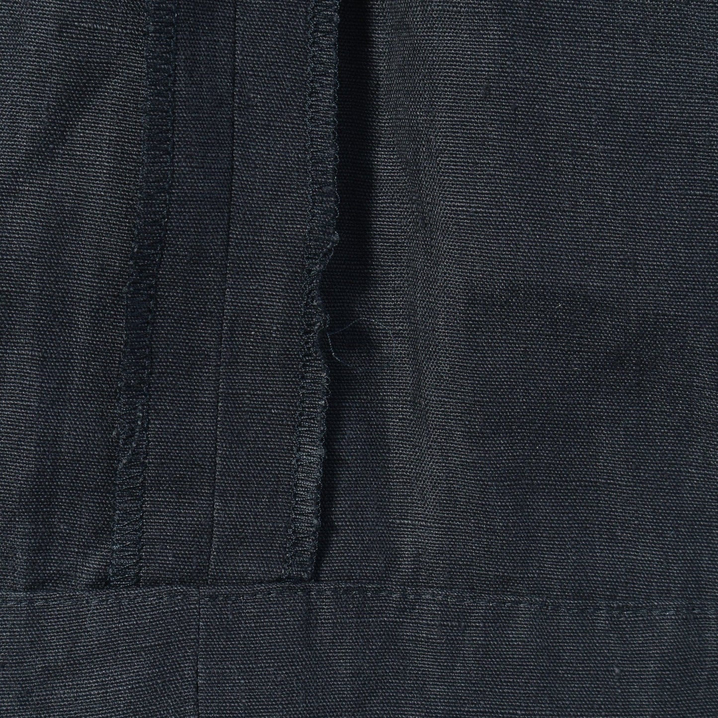 COATED LINEN PLAINWEAVE TROUSERS